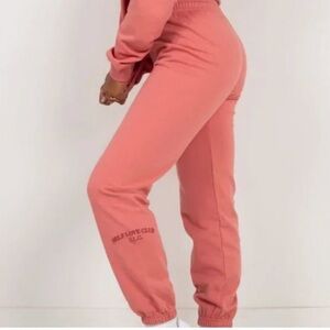 Mayfair Group Sweatpants Womens Small Self Love Club Pink Joggers High Rise W